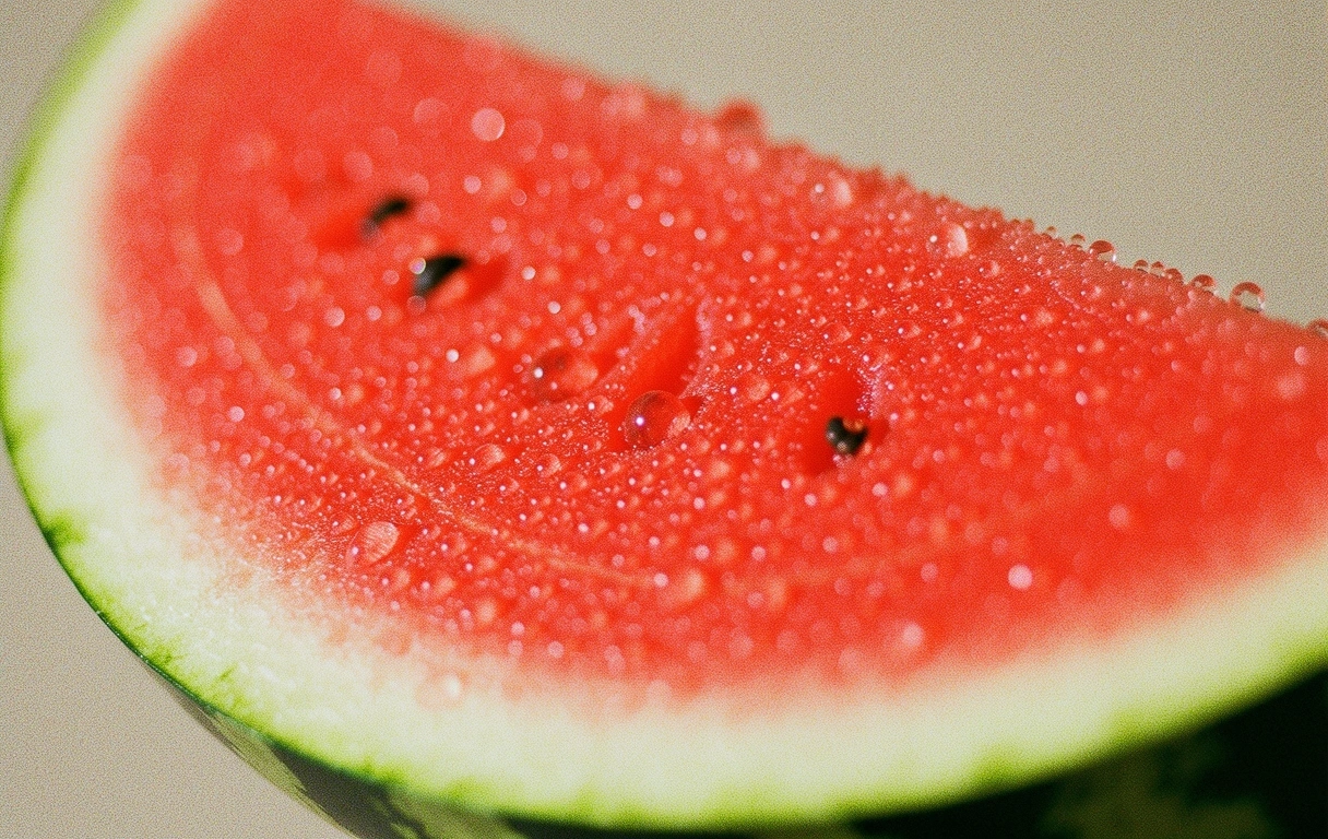 Textură macro pepene roșu
